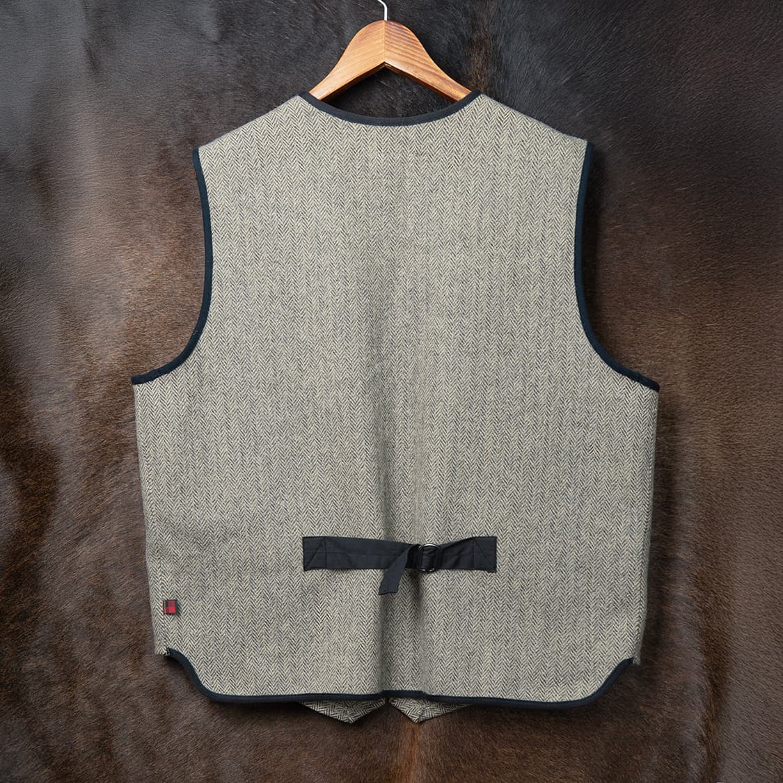 [XL] 울리치 헤링본 트위드 울 베스트  상품이미지2