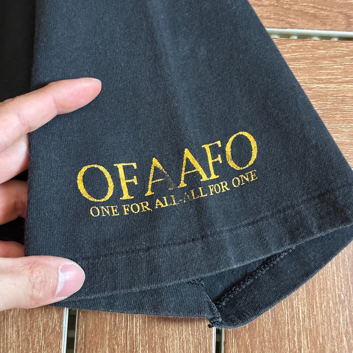 90’s Hanes usa made J.Logan 1/2 tee 상품이미지6