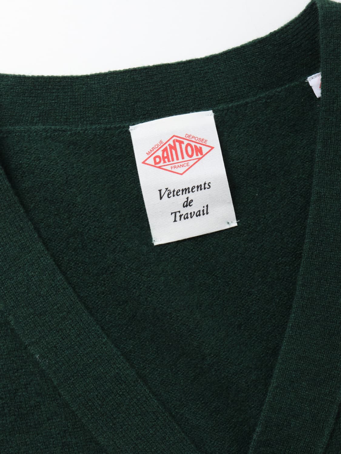 단톤 DANTON Lambs Wool V-neck Cardigan 상품이미지3