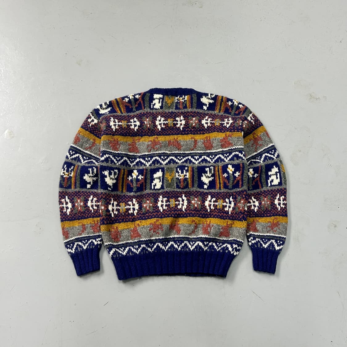 간사이 야마모토 페어아일 헤비 울 스웨터  상품이미지5