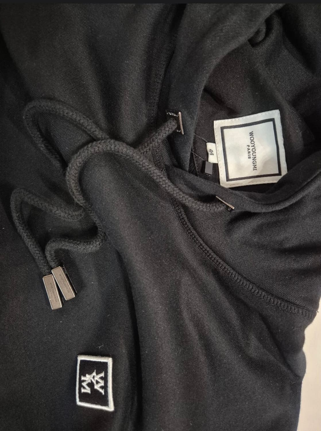 우영미 백로고 후드티 상품이미지2