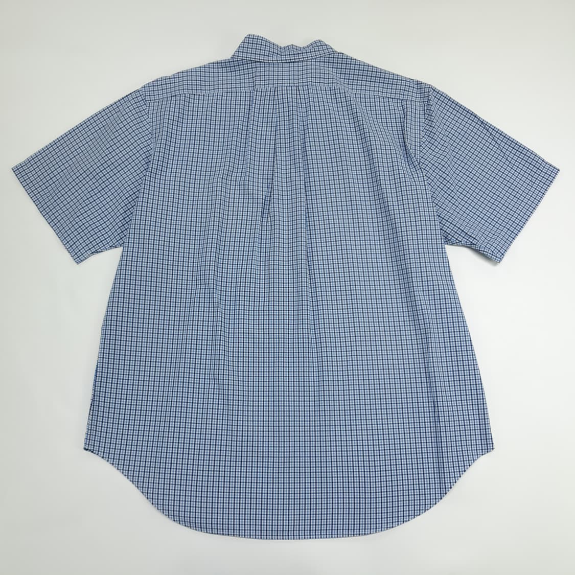 Co502 XL 폴로 랄프로렌 블루 마이크로체크 반팔 셔츠 남방 상품이미지6