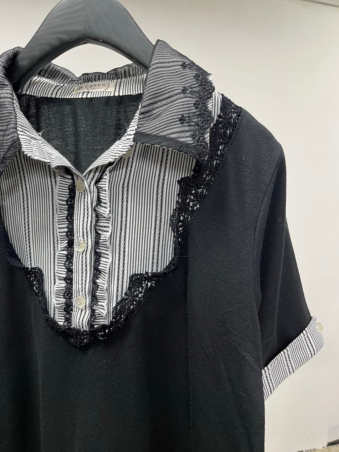 Axes femme short sleeve blouse 상품이미지3