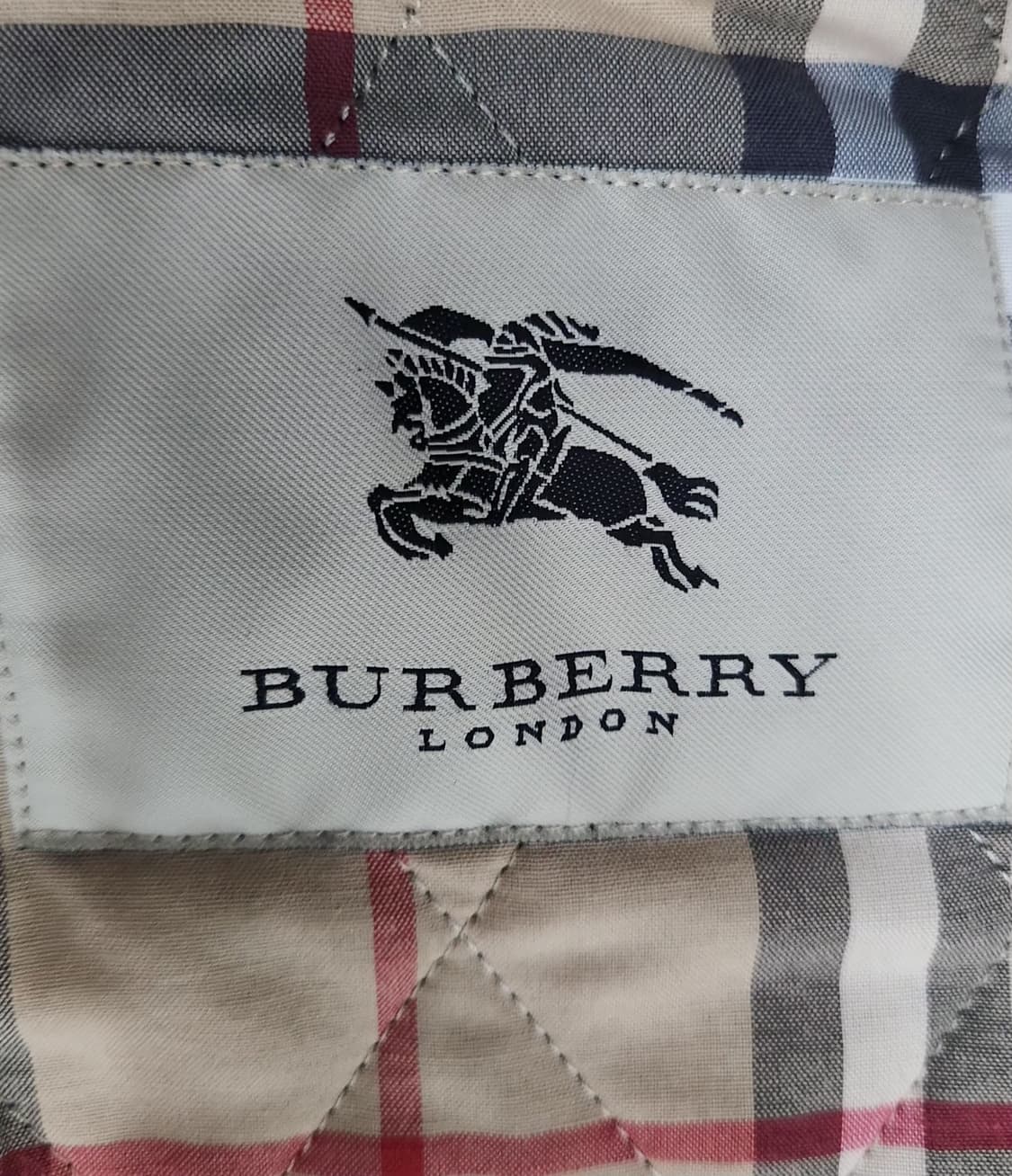 버버리 90 55 퀄팅자켓 누빔자켓 상품이미지5