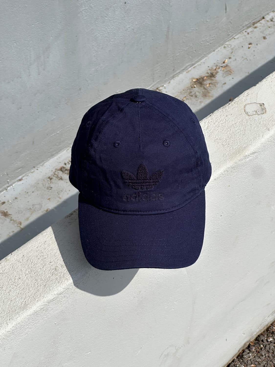 [F] 아디다스 오리지널 트레포일 로고 네이비 볼캡 모자 상품이미지1