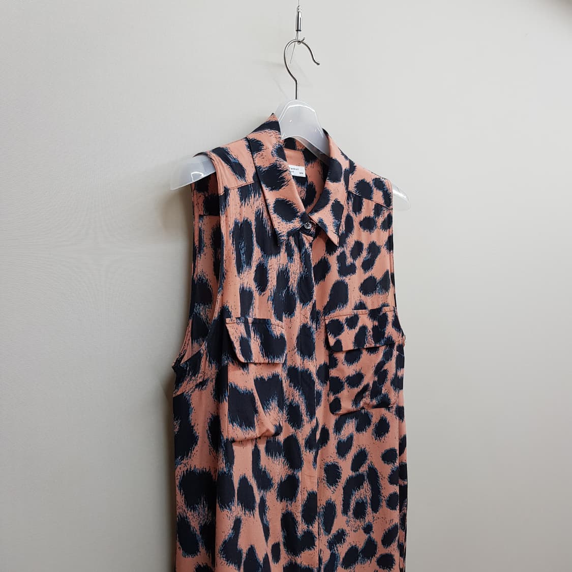 EQUIPMENT 이큅먼트 실크 레오파드 슬리브리스 원피스 M사이즈 상품이미지3