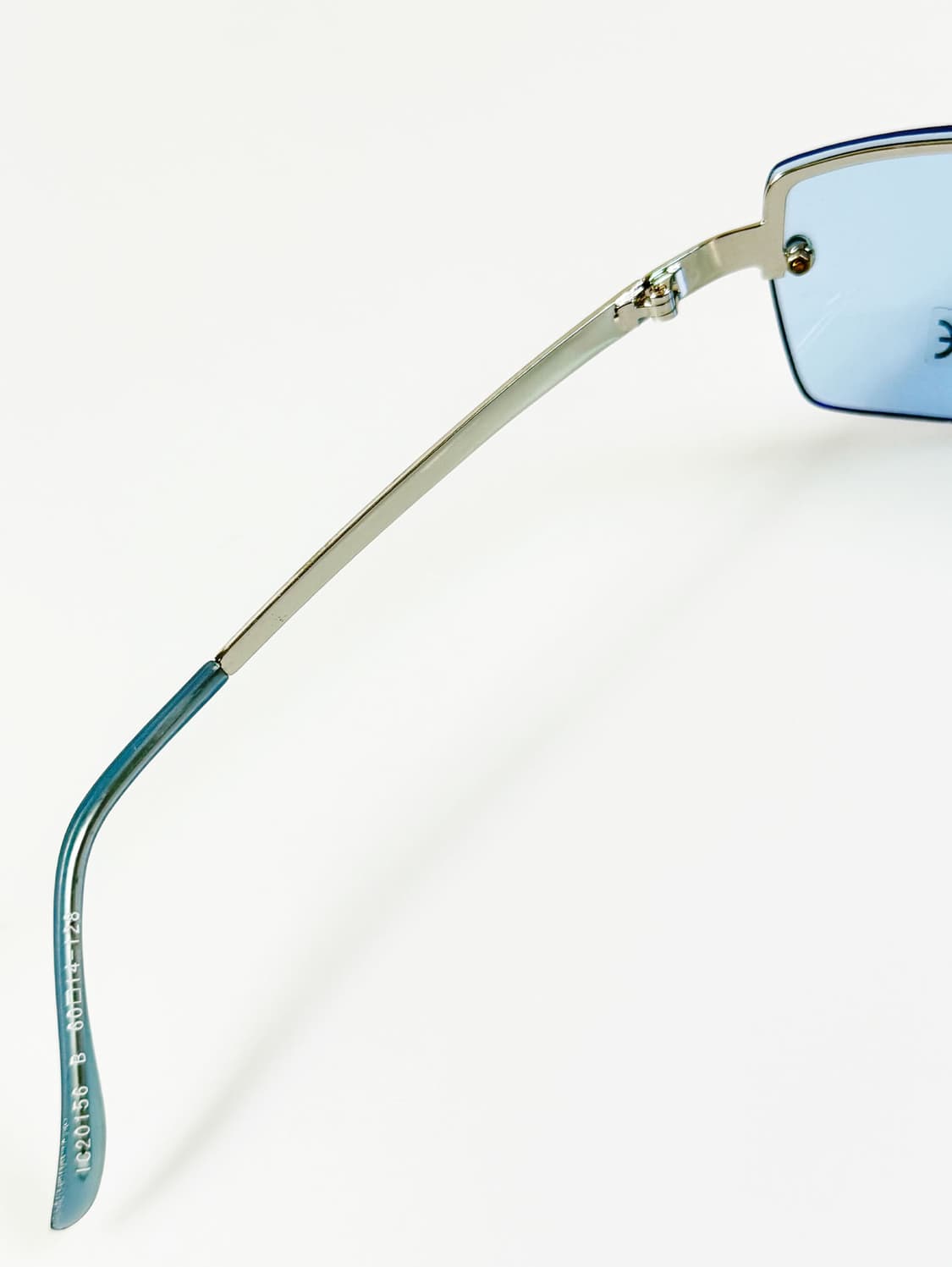 I.COM 무테 스퀘어 블루 틴트 빈티지 데드스탁 선글라스 상품이미지7