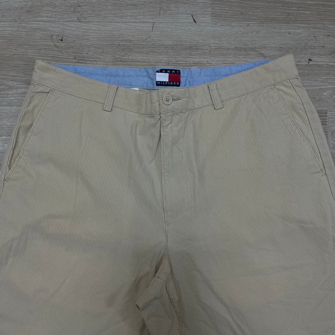 타미힐피거 코튼 와이드핏 치노 팬츠 베이지 34/32 상품이미지2