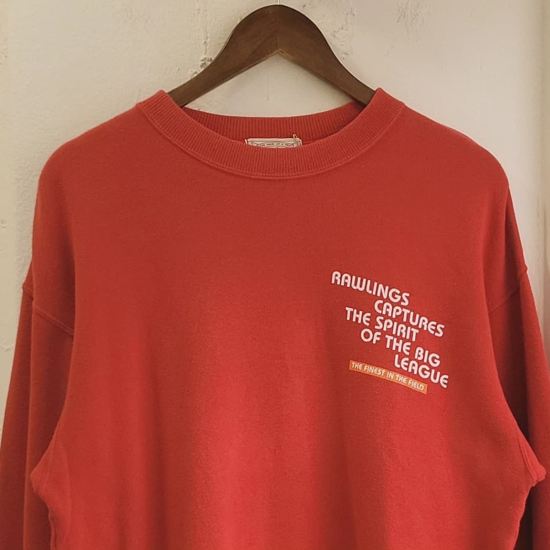 Rawlings 빈티지레드 스웻셔츠 상품이미지3