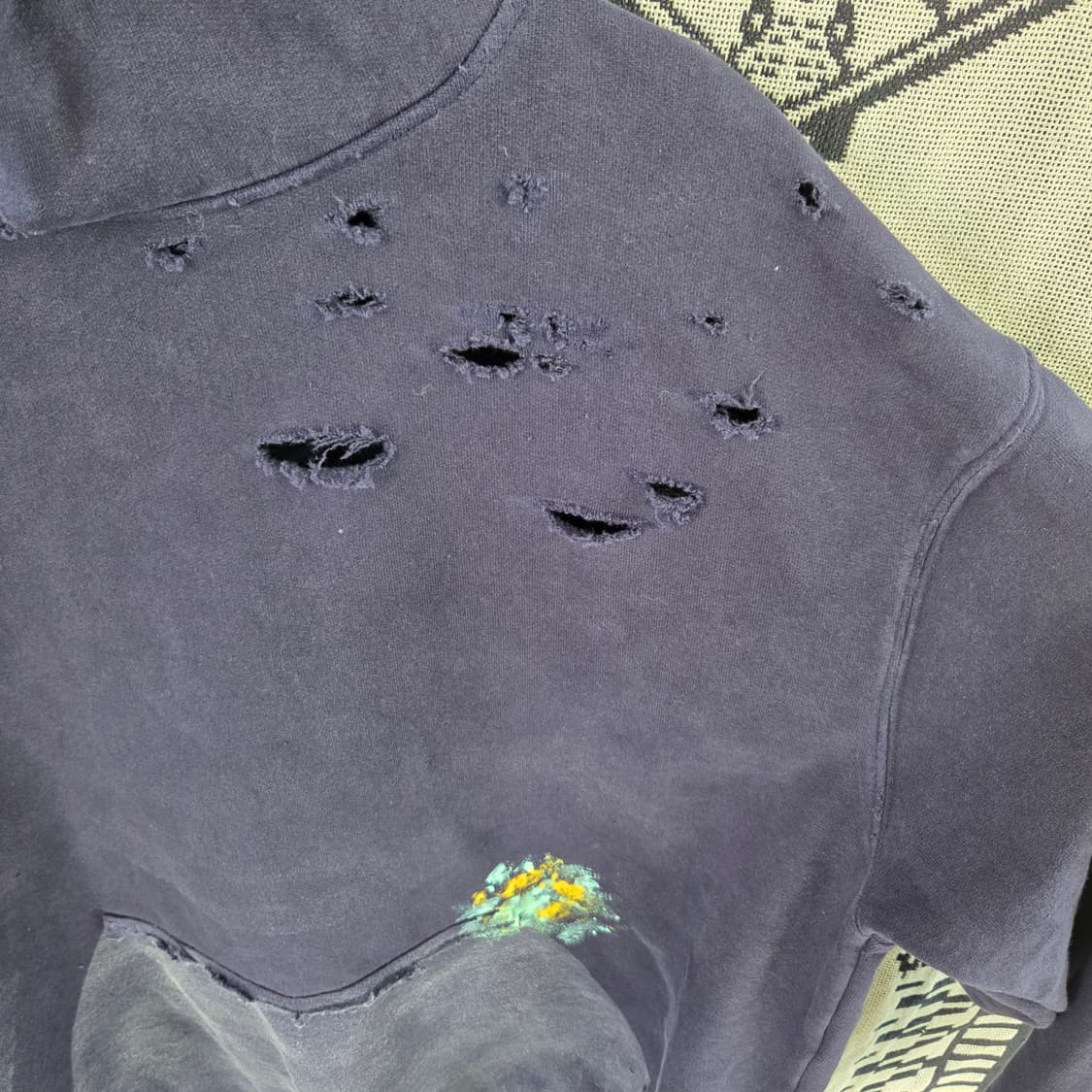 빈티지 페인트 후드 상품이미지3