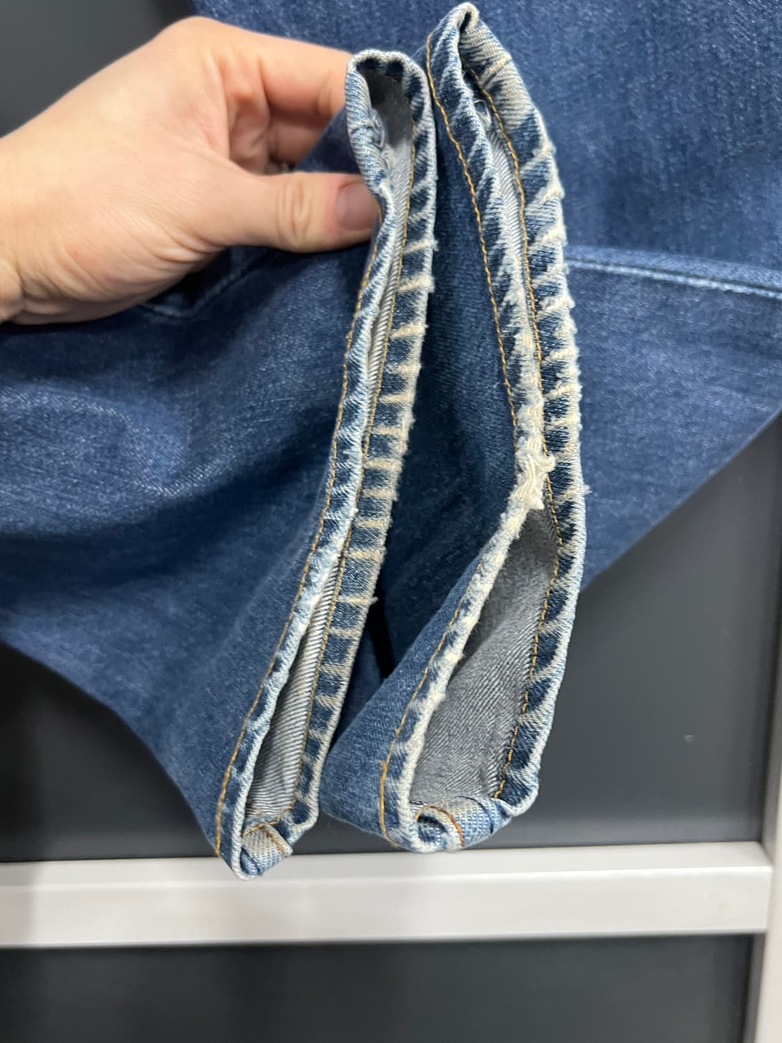 90s Levis 리바이스 508 레귤러 테이퍼드 데님 팬츠 상품이미지5