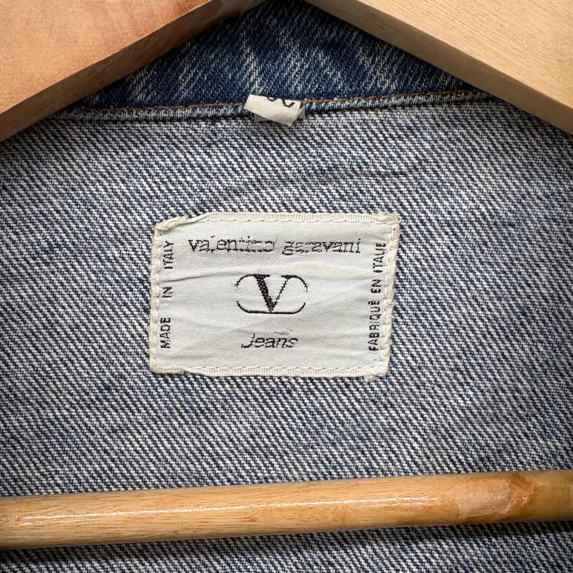 발렌티노 빈티지 청바지 데님 자켓 남성XL 상품이미지4