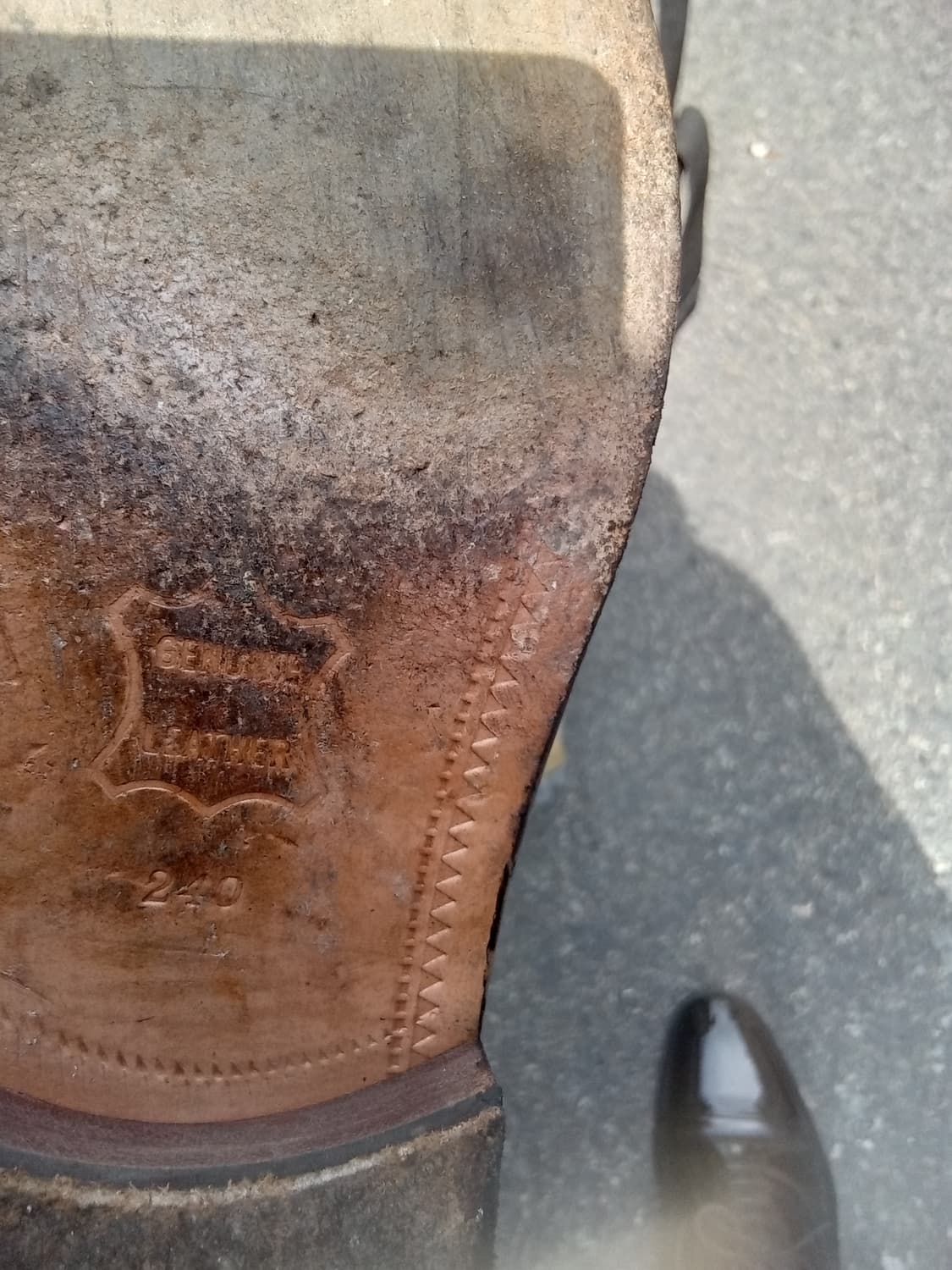 헤리티지 리갈 스트레이트 팁,다크블랙 정장 구두 상품이미지9