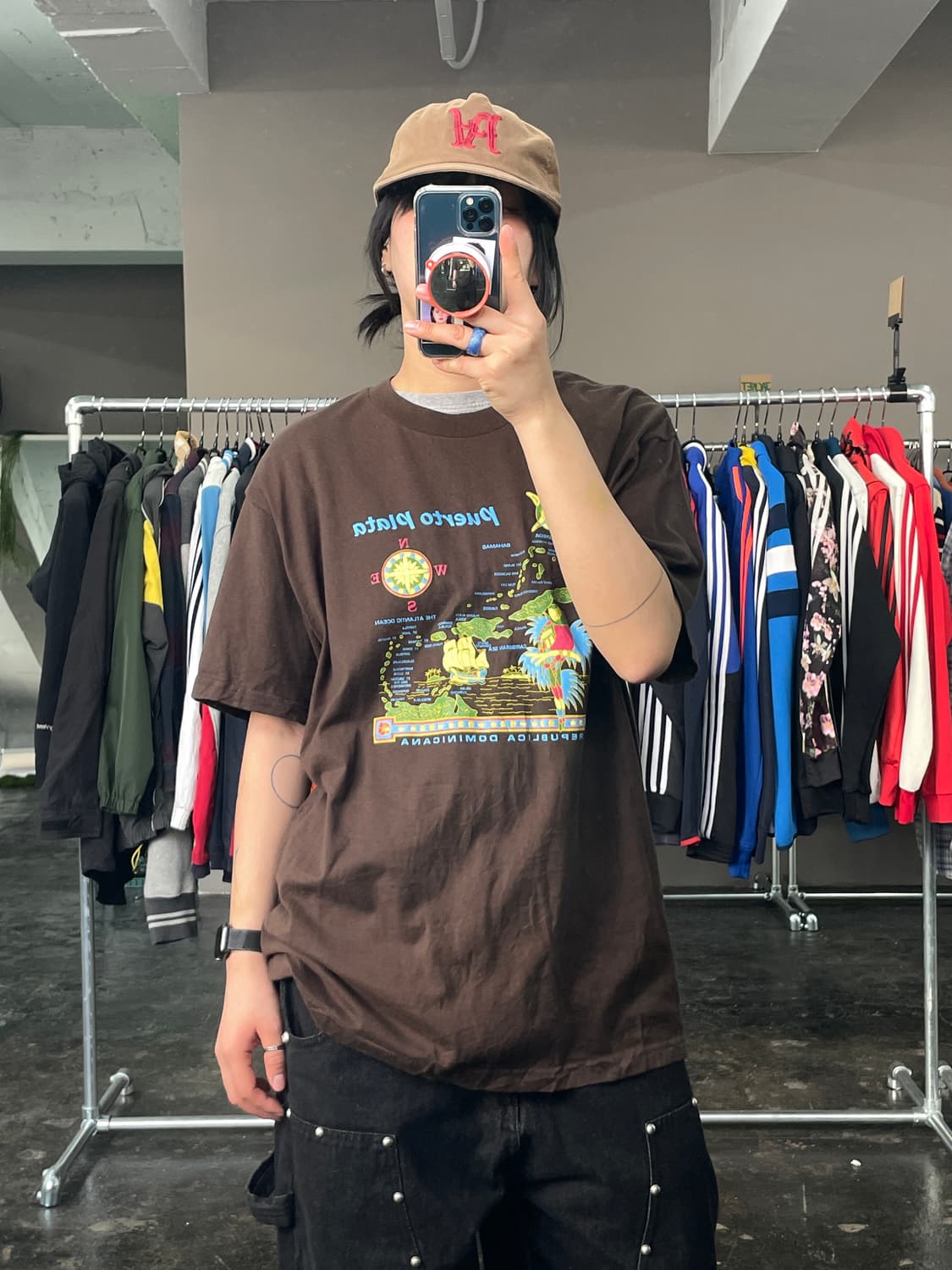 빈티지 프린팅 반팔 티셔츠 상품이미지2