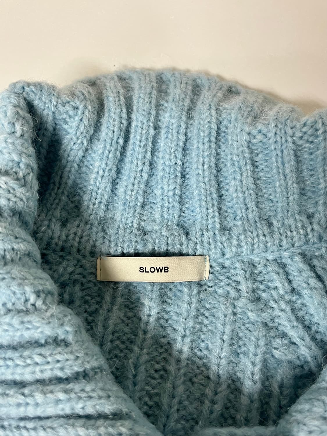 F) 슬로우비 제평 도매택 카라 니트 가디건 소라 상품이미지4