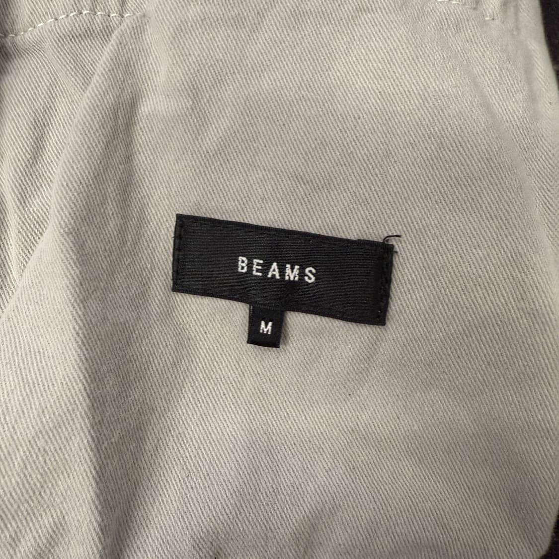 BEAMS 버뮤다 흑청 데님 (M) 상품이미지6