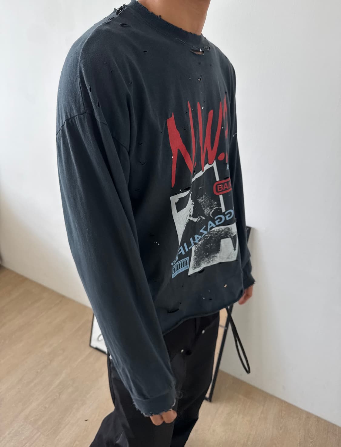 빈티지 N.W.A 긴팔 상품이미지2