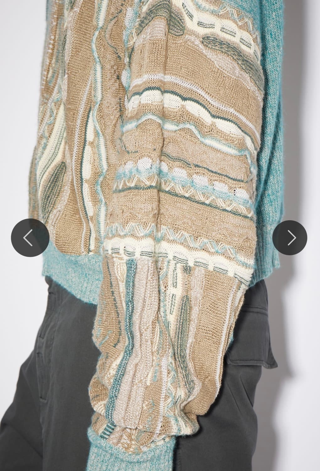 [M]아크네 스튜디오 멀티컬러 케이블 니트 fn-mn-knit000327 상품이미지10