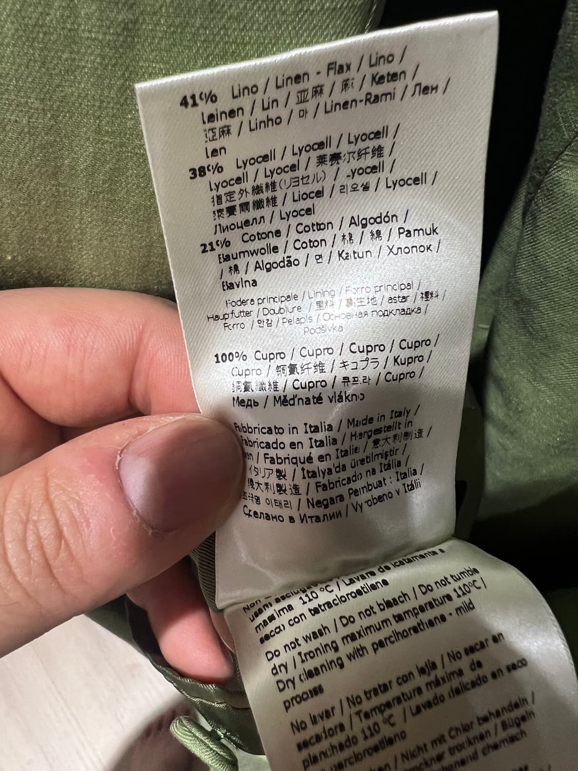 [50/50] 펜디 22SS 컬렉션 린넨 셋업 상품이미지7