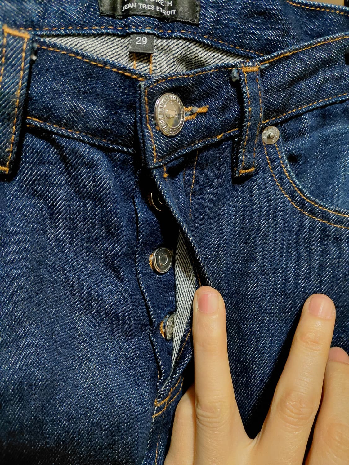 [아페쎄]뉴큐어 데님 청바지 29사이즈 상품이미지3