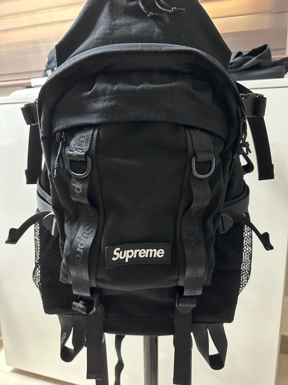 슈프림 26ss 백팩 블랙 상품이미지2