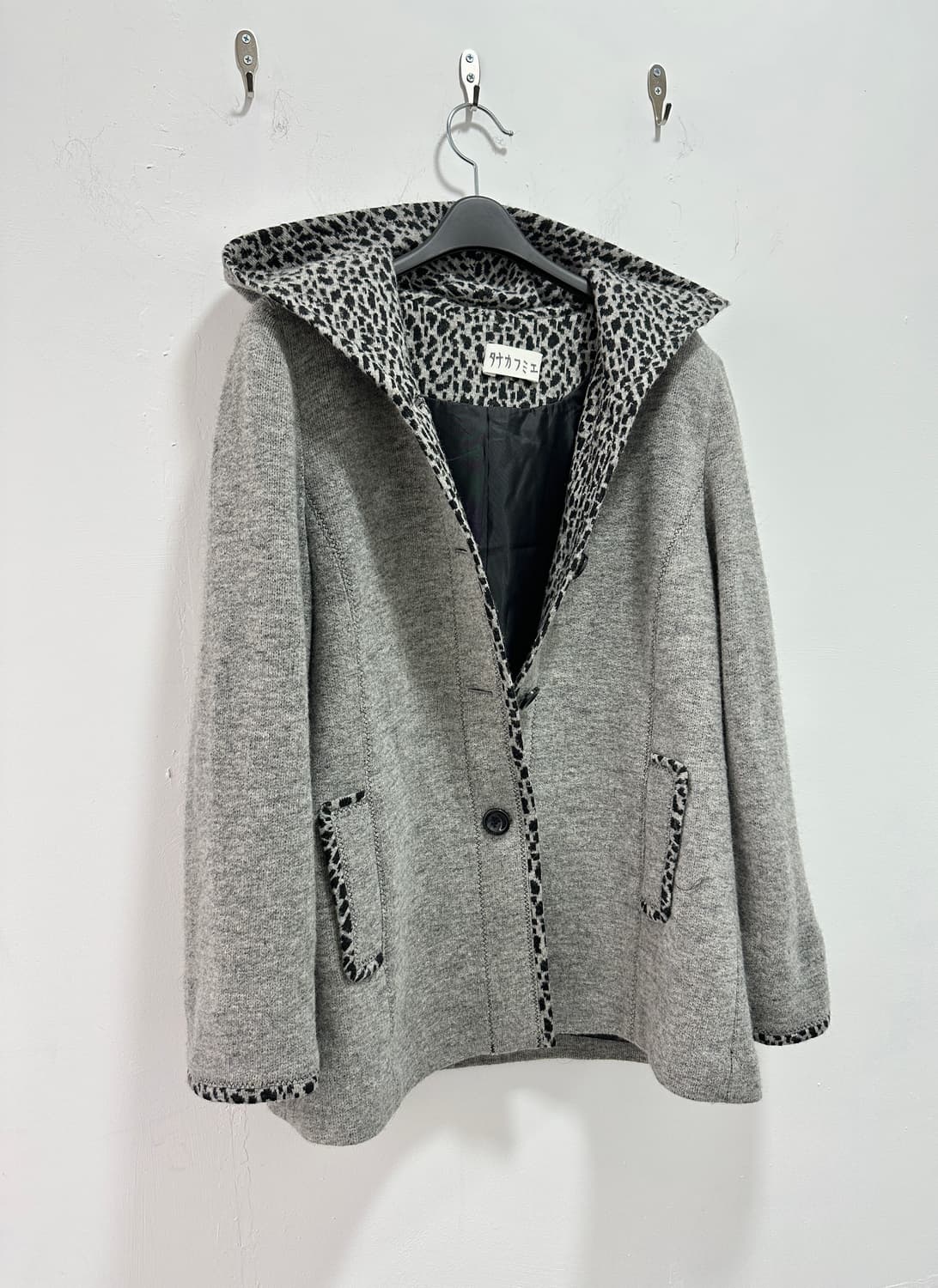 Vintage leopard knit jacket  상품이미지8