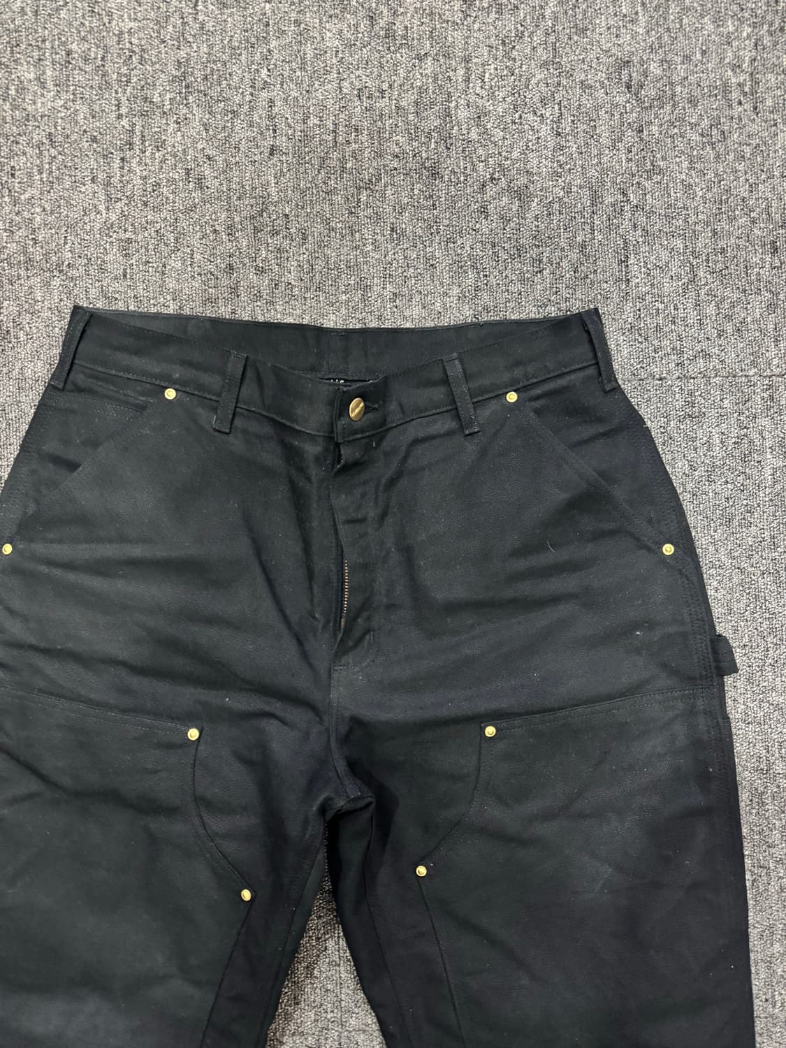 USA 칼하트 더블니 블랙 BK BK 34/30 상품이미지3