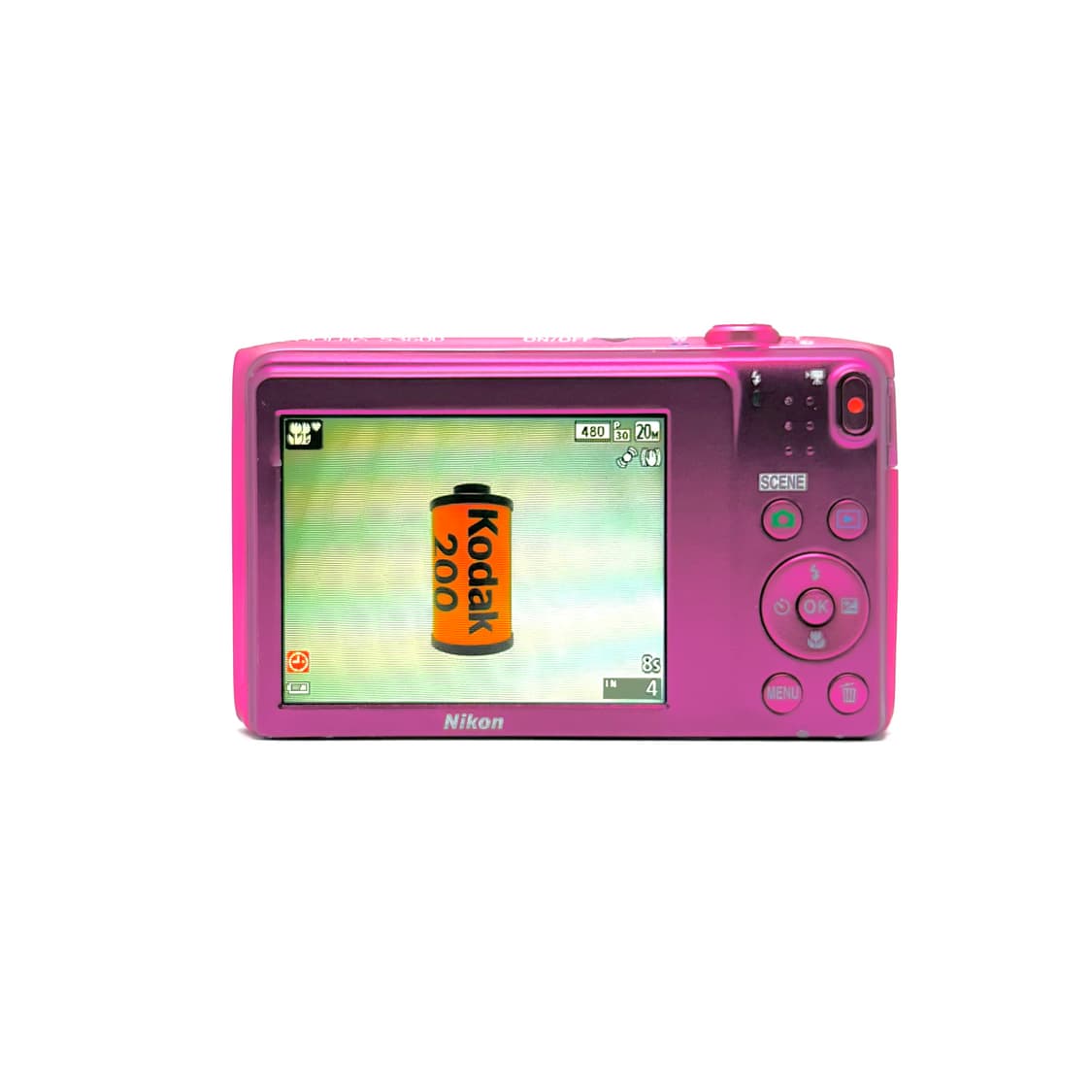 [에스파픽&뽀용!] 니콘 Coolpix S3600 핑크 디지털카메라 상품이미지3