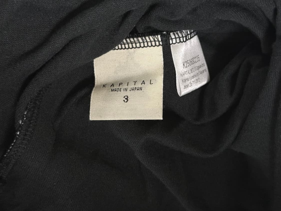 캐피탈 슬리브리스 티셔츠 상품이미지3