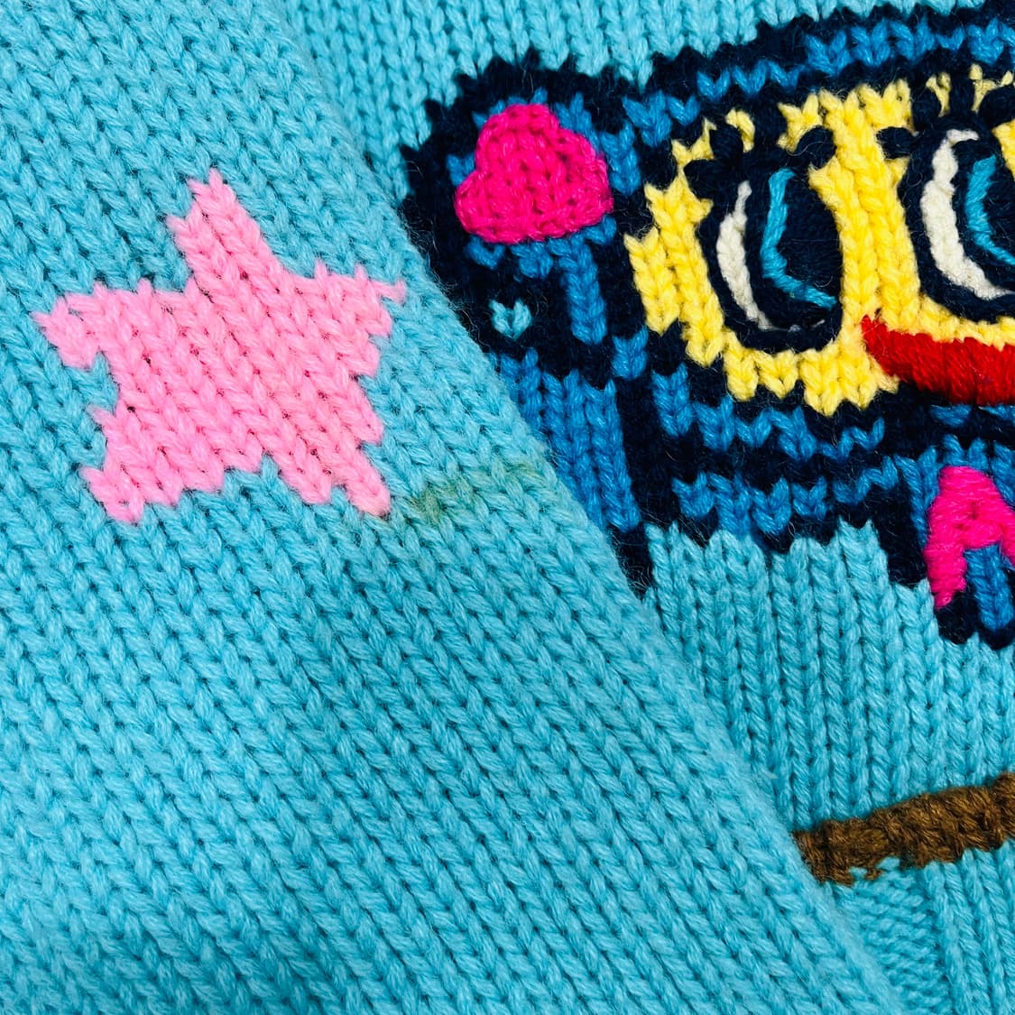 Angel Blue 00s Lovely Star Cartoon Coat 상품이미지7