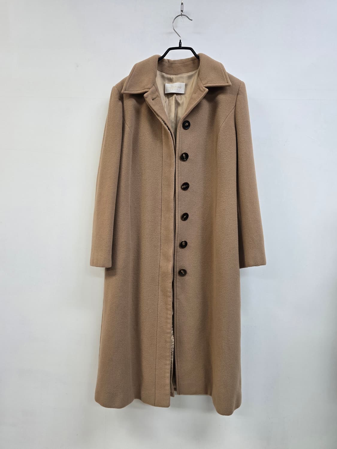 발렌티노 정품 울100% 단정라인 롱코트 상품이미지1