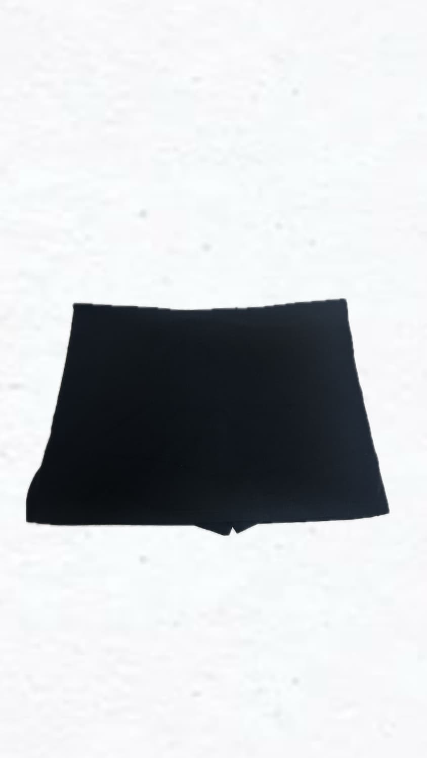 애즈온 블랙 미니스커트 상품이미지5