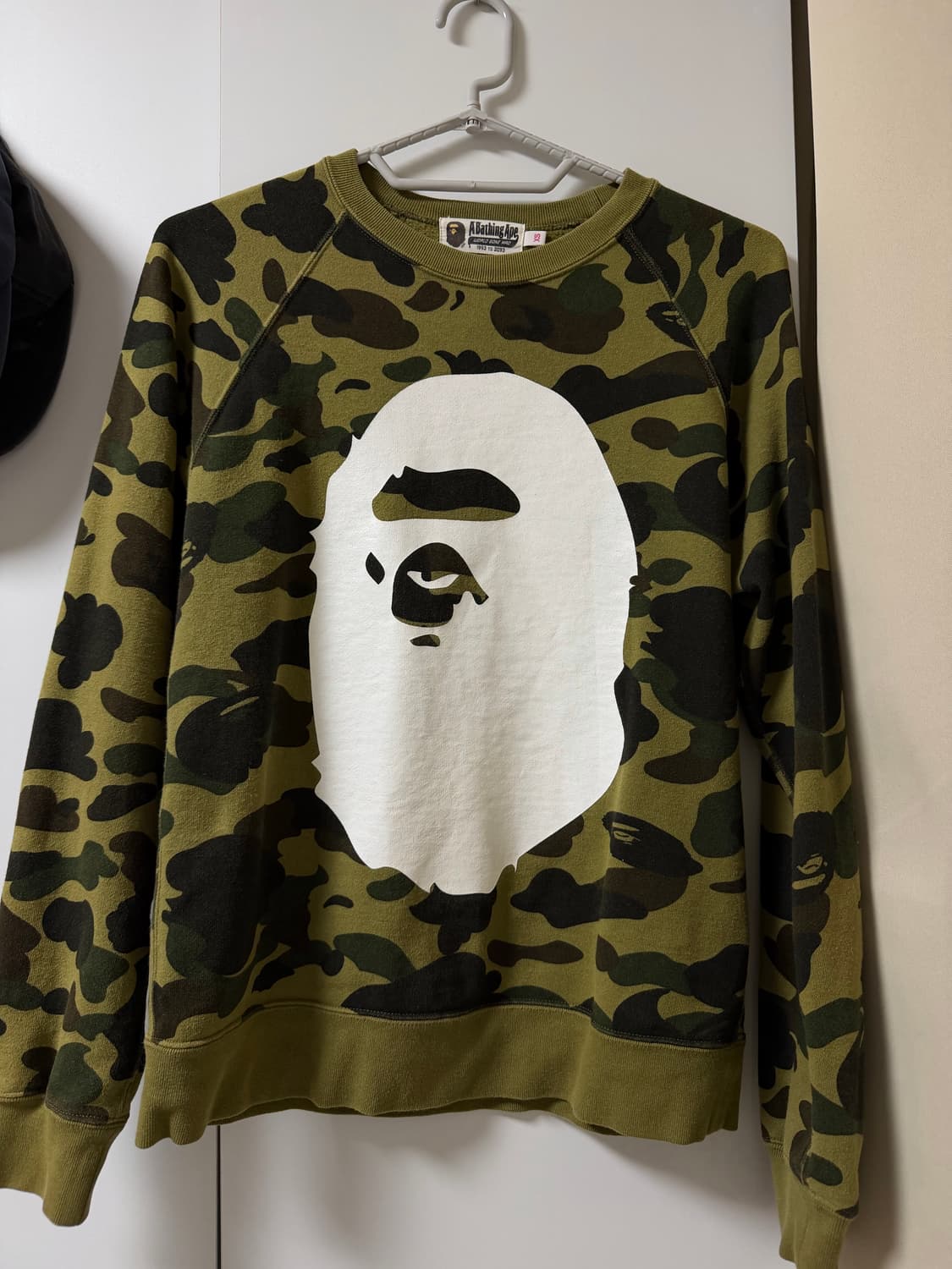 베이프 카모 크루넥 맨투맨 상품이미지1