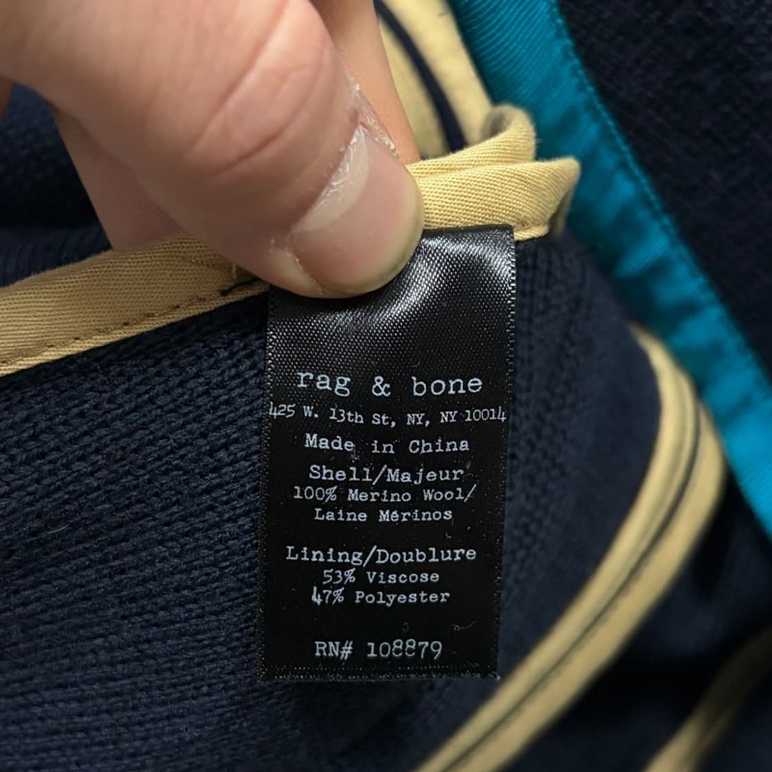 렉앤본 니트 블레이저 v1507 상품이미지6