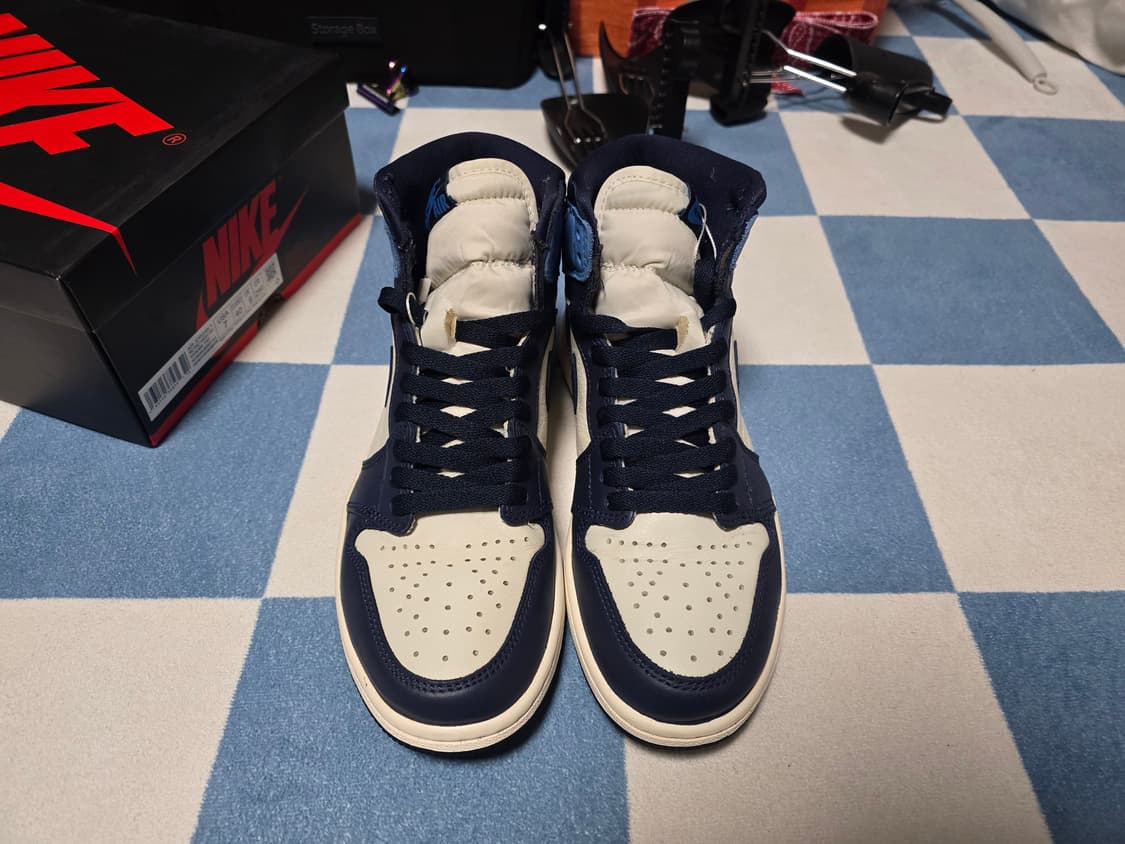 [맨250] 조던 1 하이 옵시디언 UNC 상품이미지2