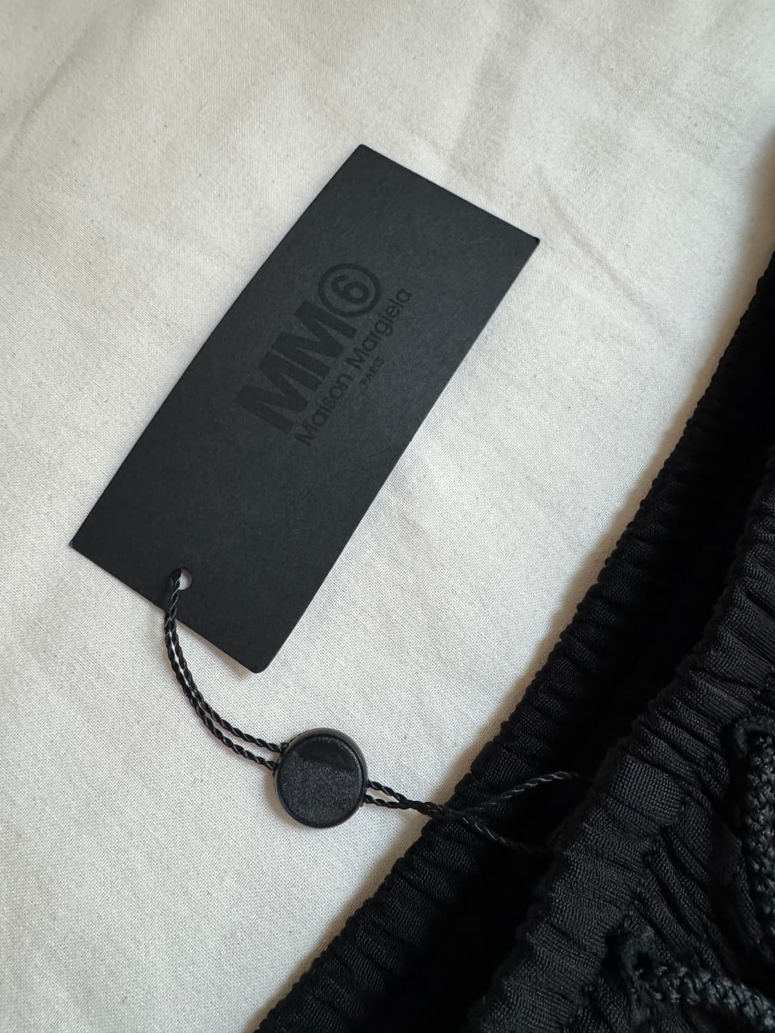 MM6 메종 마르지엘라 사이드라인 와이드 팬츠 블랙  Margiela 상품이미지8