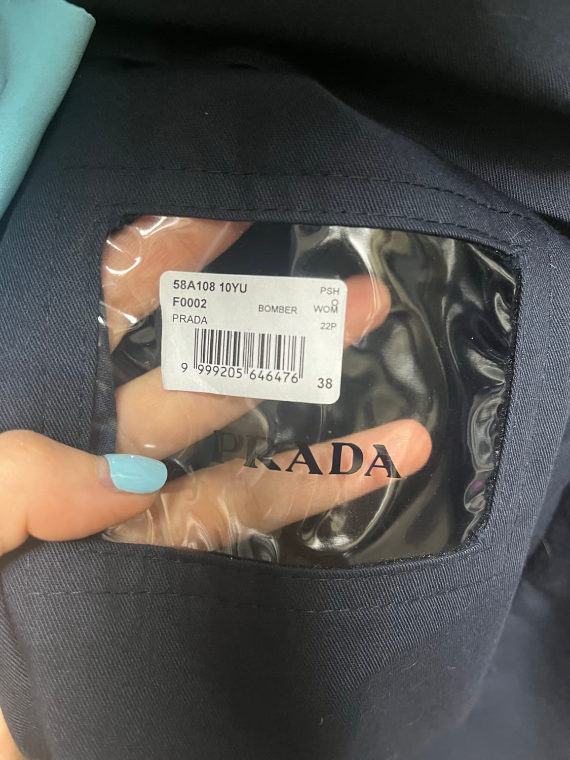 프라다 빈티지 이펙트 가죽자켓 38 상품이미지9