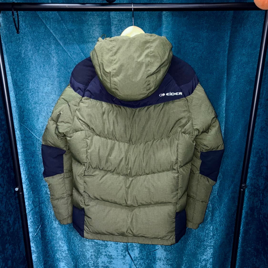 (L) 아이더 700필 파카 그린 패딩 상품이미지3