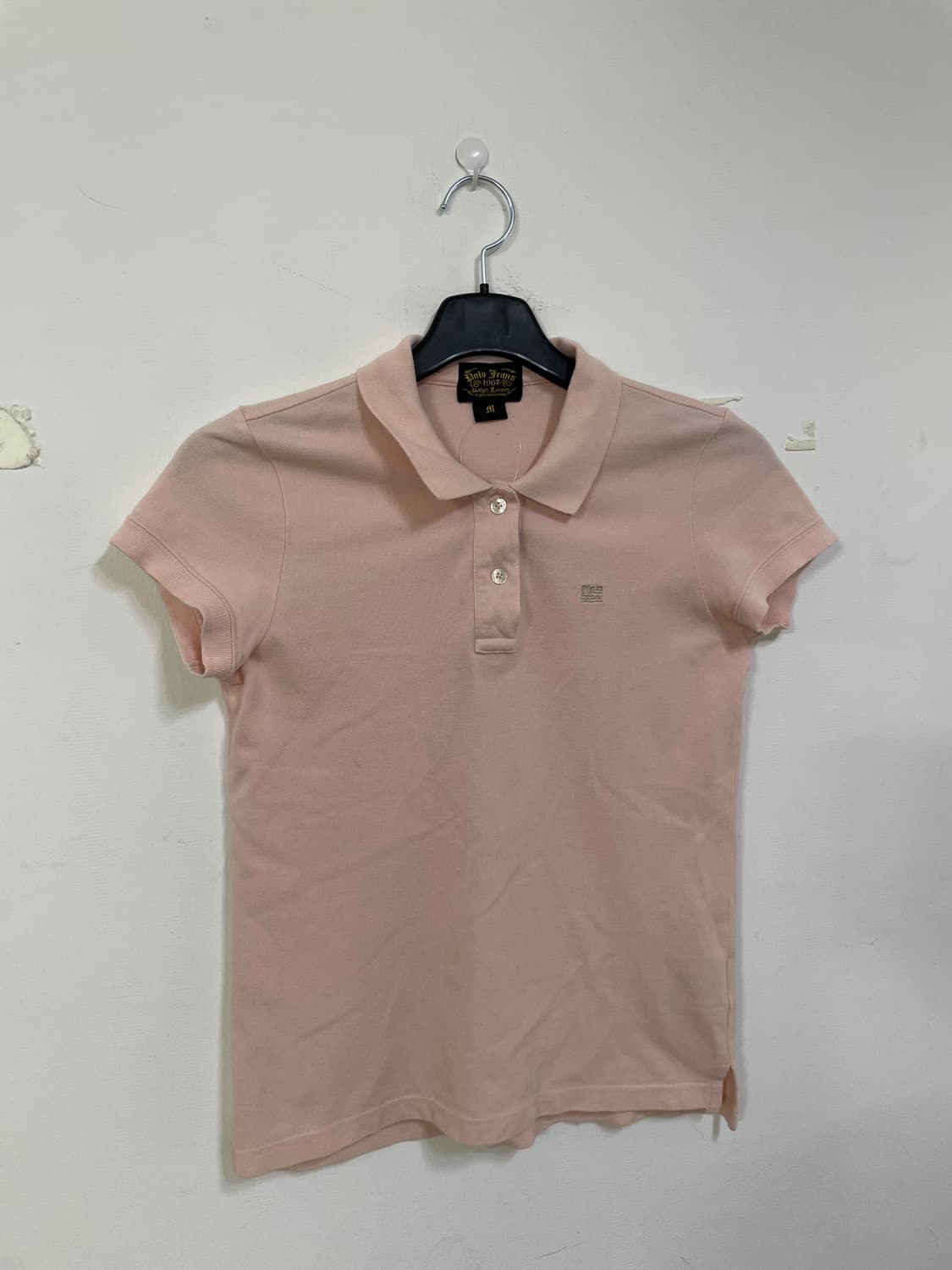 폴로진스 반팔 카라티 핑크 상품이미지1