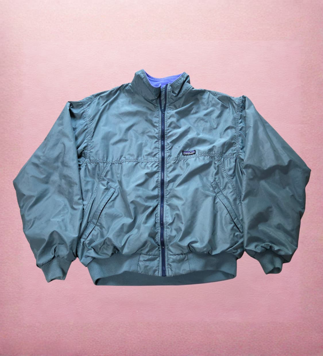 (XL)파타고니아Rare 80s Usa올리브/ 그레이 나일론 쉘 봄버자켓 상품이미지1