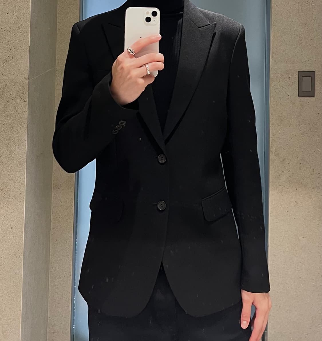 (핏 보장) Black homme shining blazer 상품이미지1