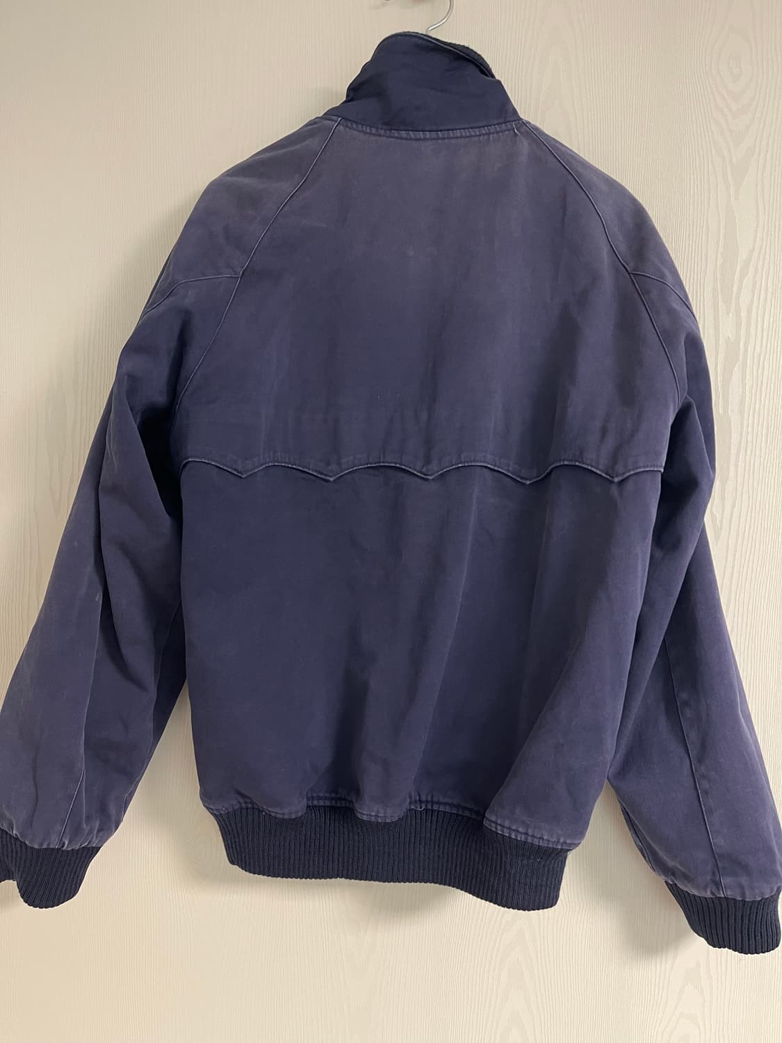 Jantzen 빈티지 블랙와치 네이비 리버시블 울 헤팅턴자켓 100 상품이미지7