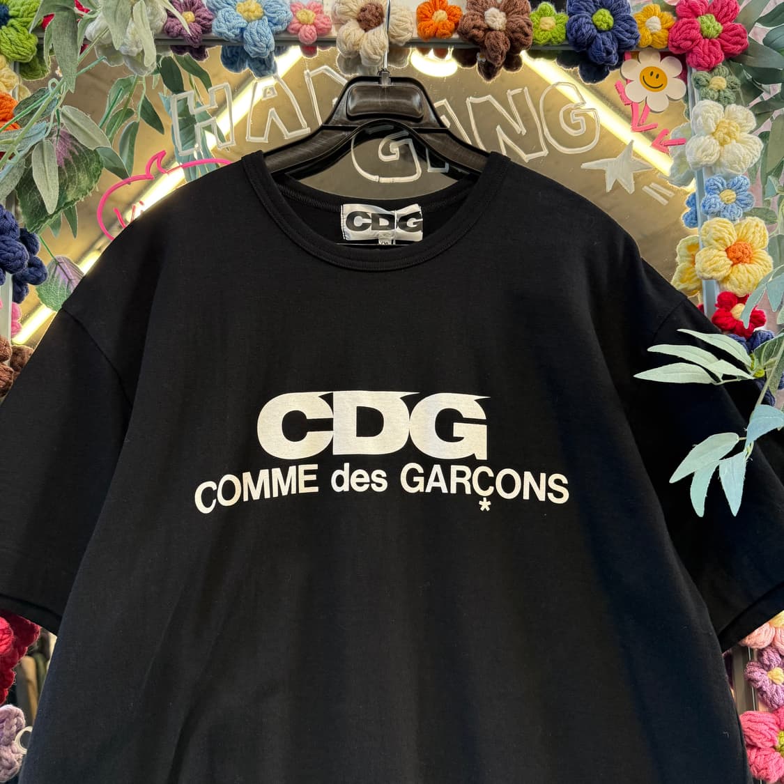 꼼데가르송 블랙 반팔티  상품이미지2