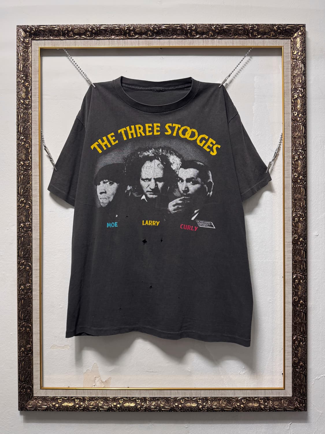 Vintage 80s The Three Stooges Shirt 상품이미지1