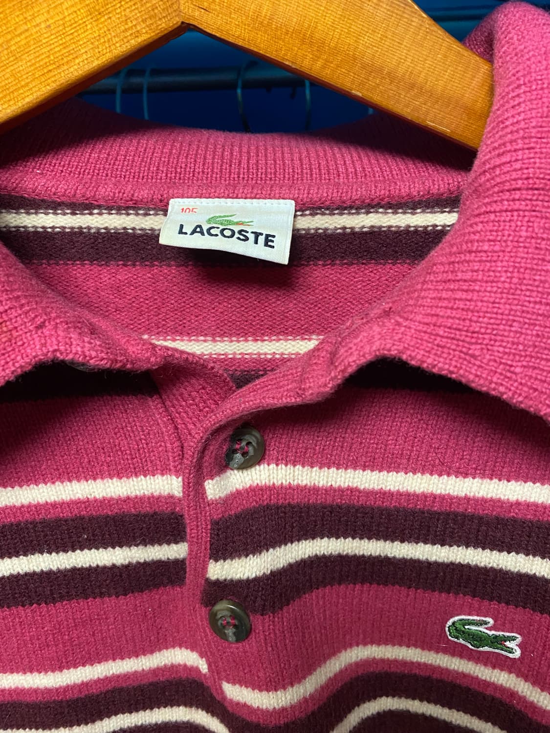 라코스테 스트라이프 카라니트 105 상품이미지2