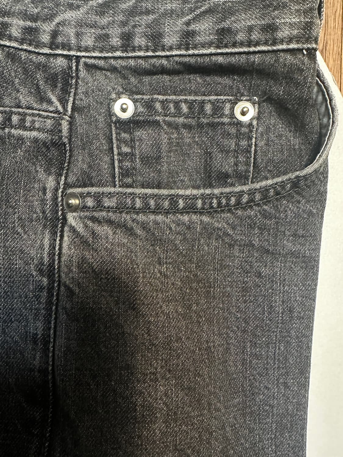 브랜디드 1781 ASH CROW JEANS [WIDE STRAIGHT] 상품이미지8