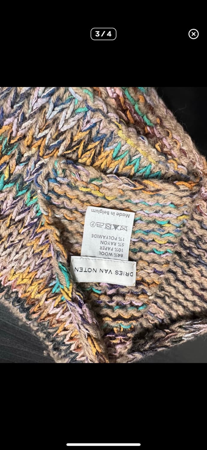 knitted wool paper scark 상품이미지3