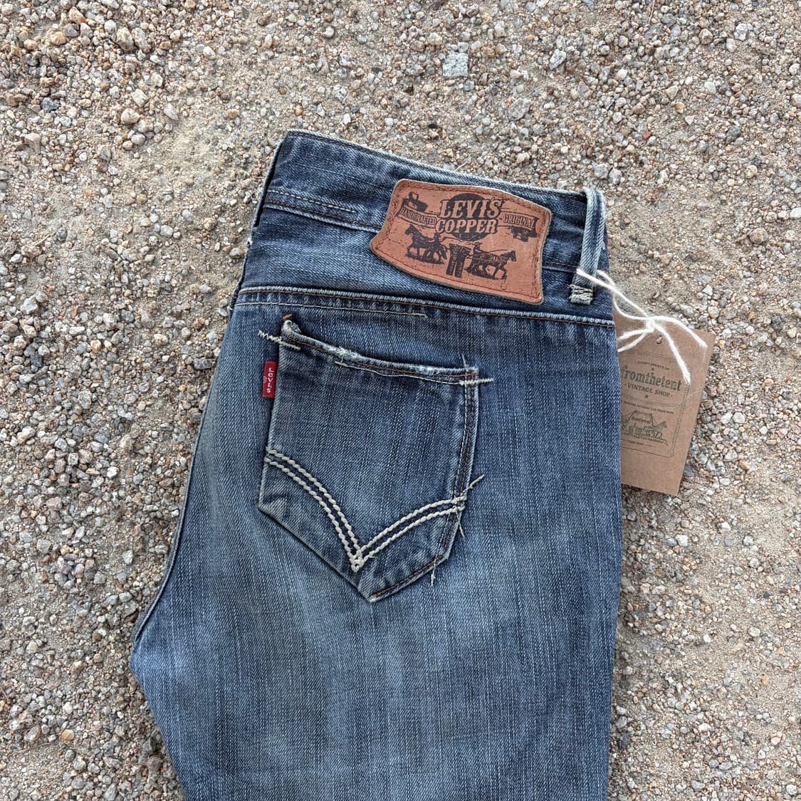 리바이스 쿠퍼 웨스턴 로우라이즈 데님 (31)   상품이미지5