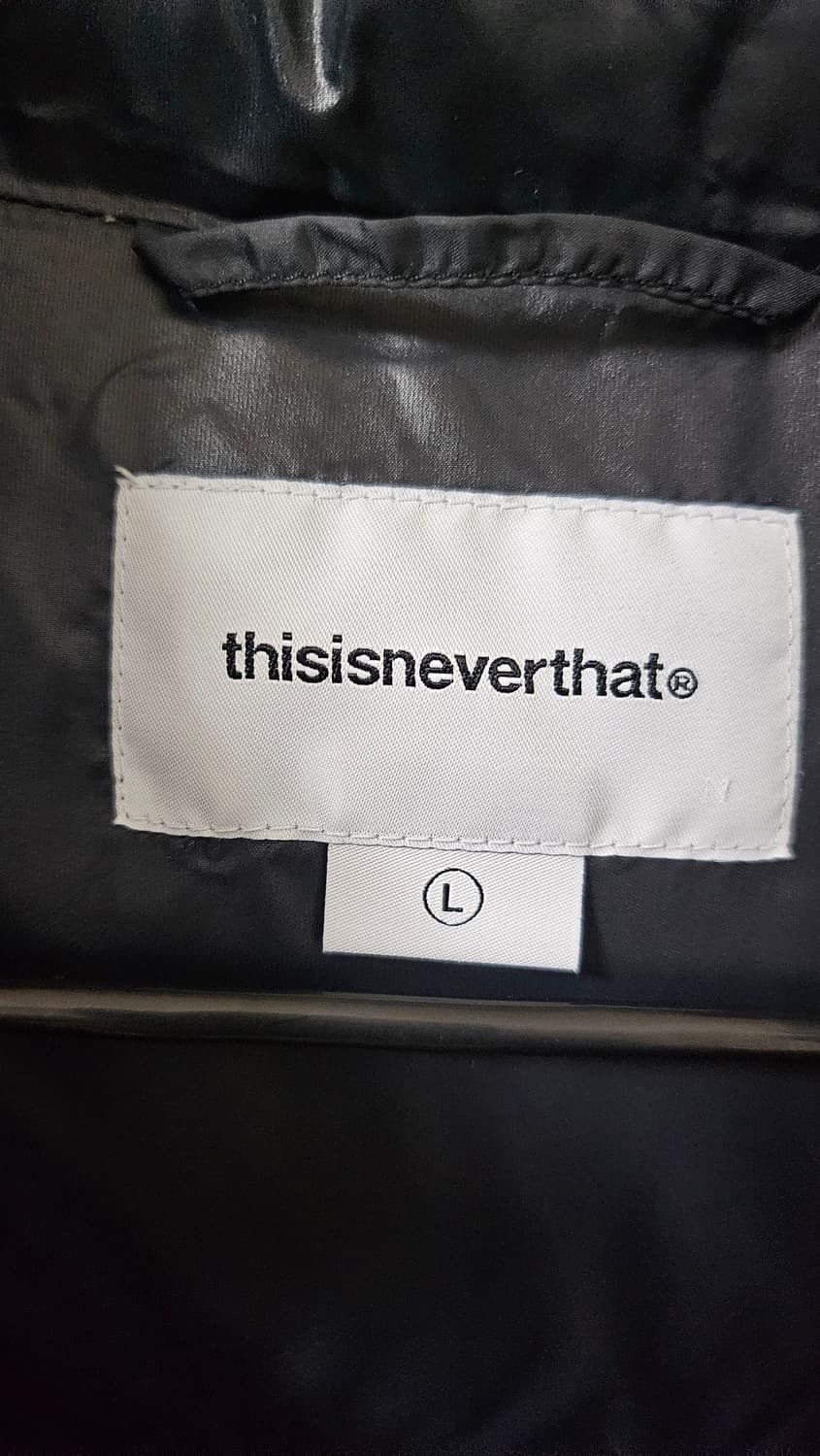 디스이즈네버댓 퍼텍스 퀀텀 패딩 블랙 L 상품이미지4