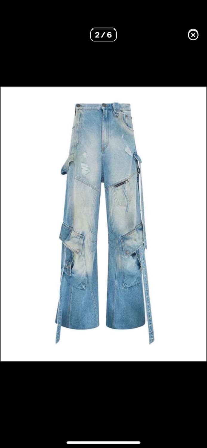 Egonlab 에곤랩 카고 엘레베이티드 플레어 데님 상품이미지4